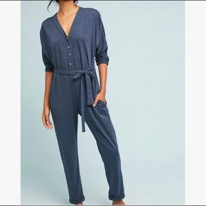 Anthropologie French Terry Jumpsuit